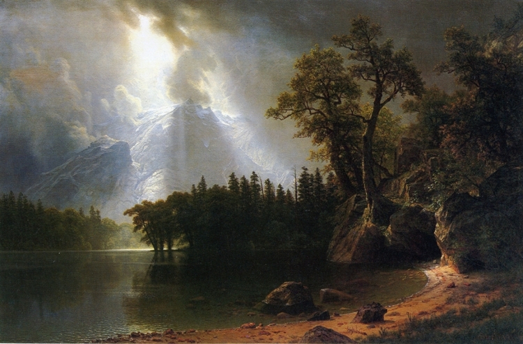 Albert Bierstadt Oil Painting Yosemite